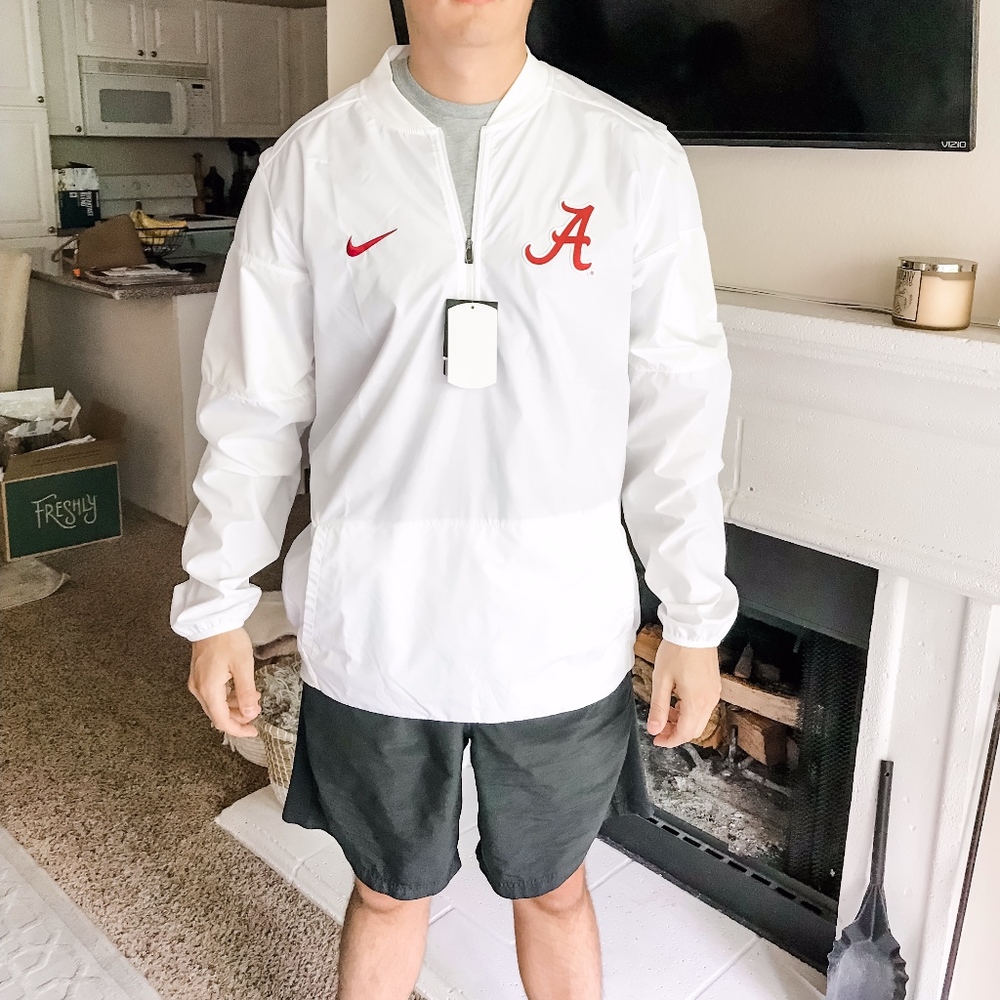 University of Alabama Nike White Pullover